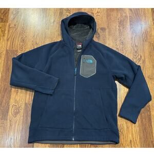 The North Face Men’s Chimbrazo Full Zip Technical Fleece Blue Size Large